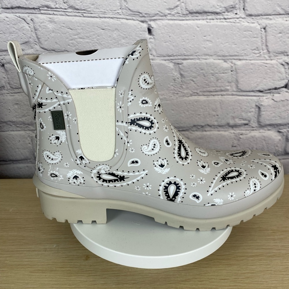 Keds Bandana Print Rain Boots size 7